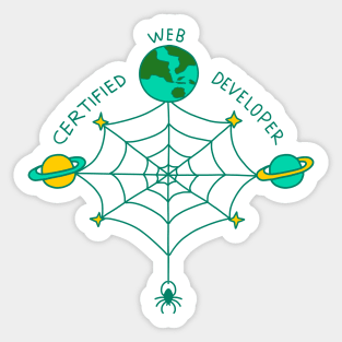 Certified Web Developer Sticker